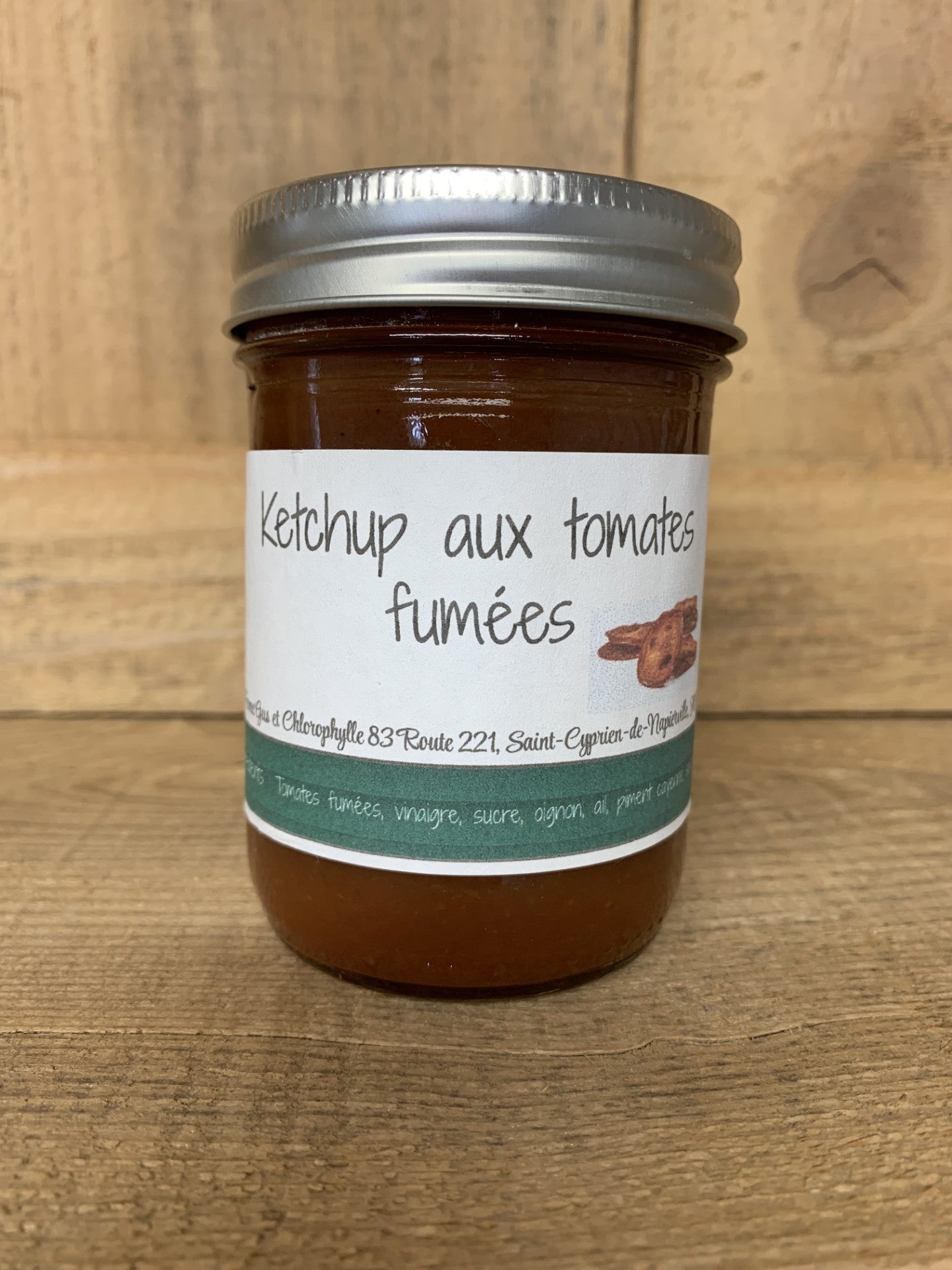 Ketchup tomates fumées
