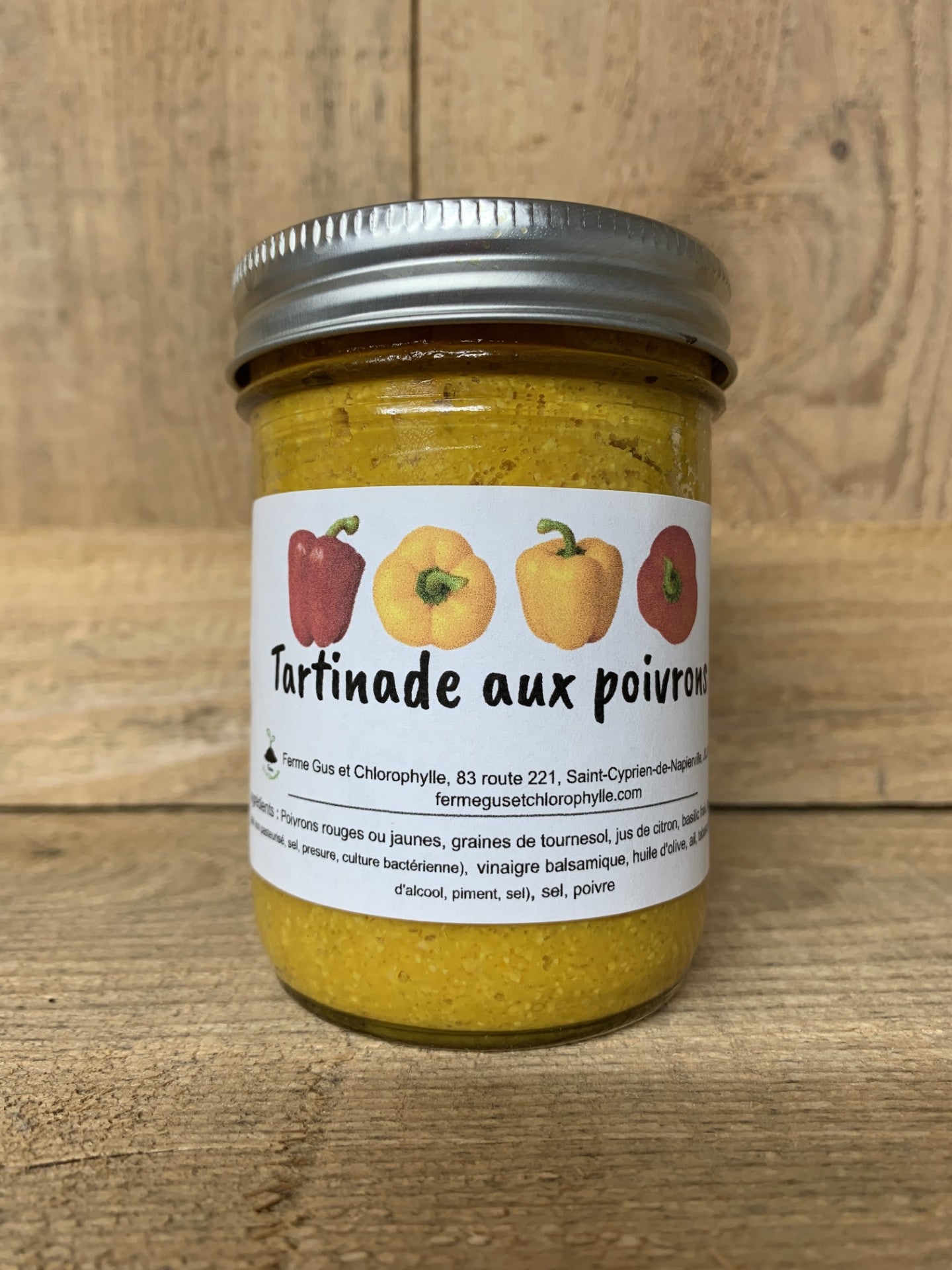 Tartinades de poivrons jaunes