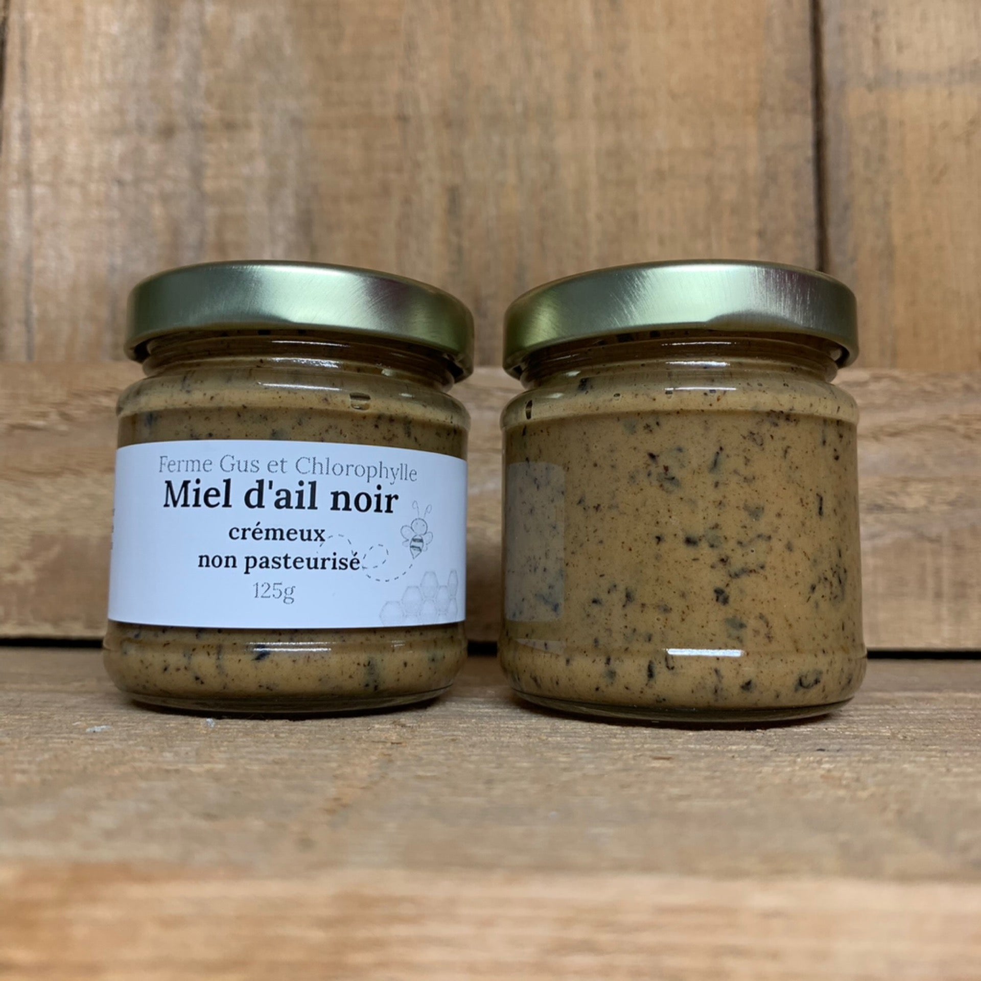 Miel d’ail noir crémeux 125g