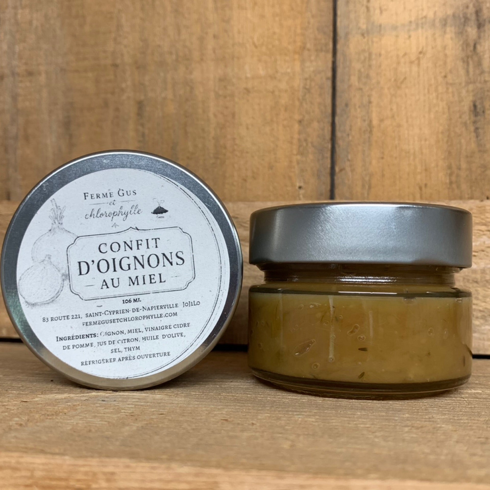 Confit d'oignon au miel