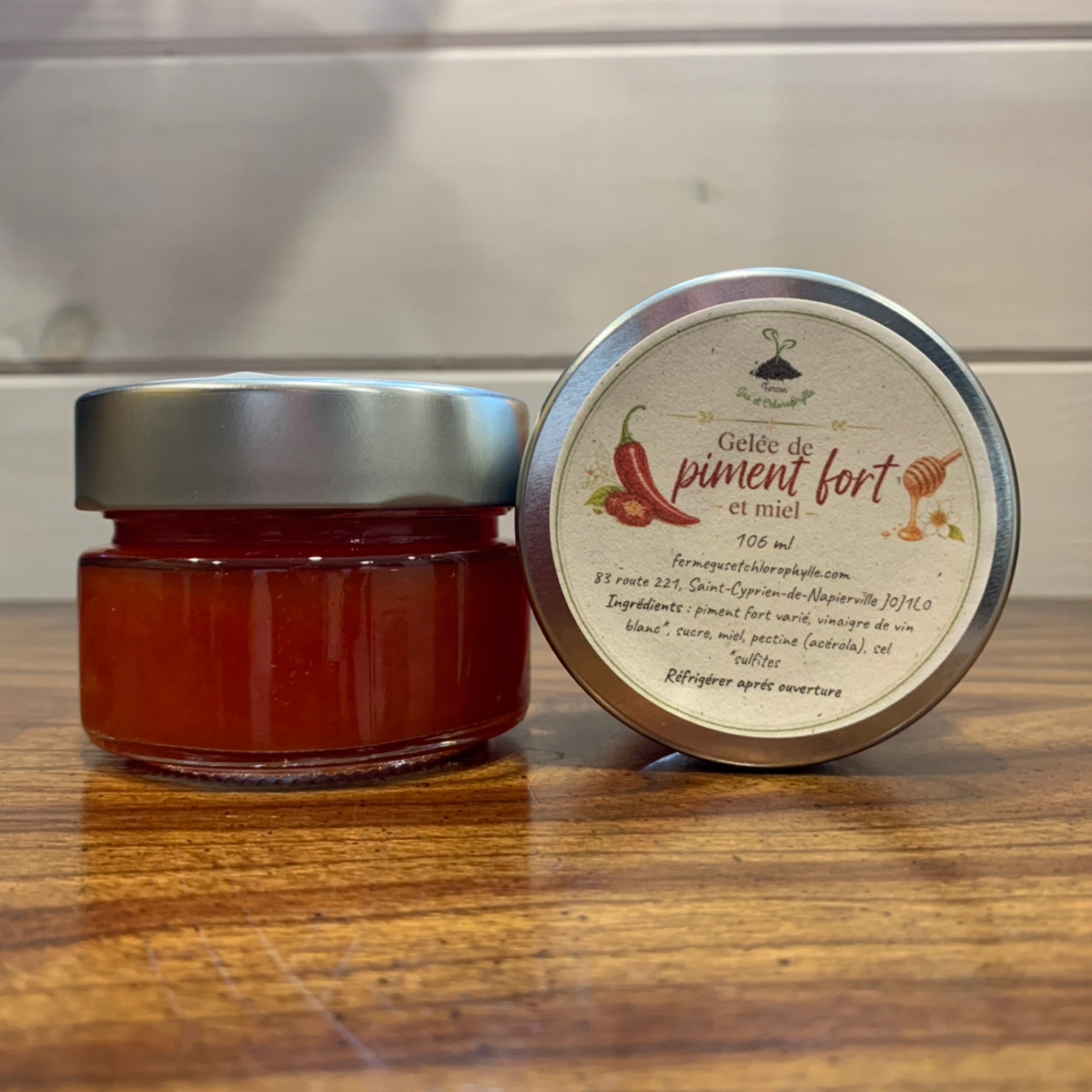 Gelée de piment fort et miel