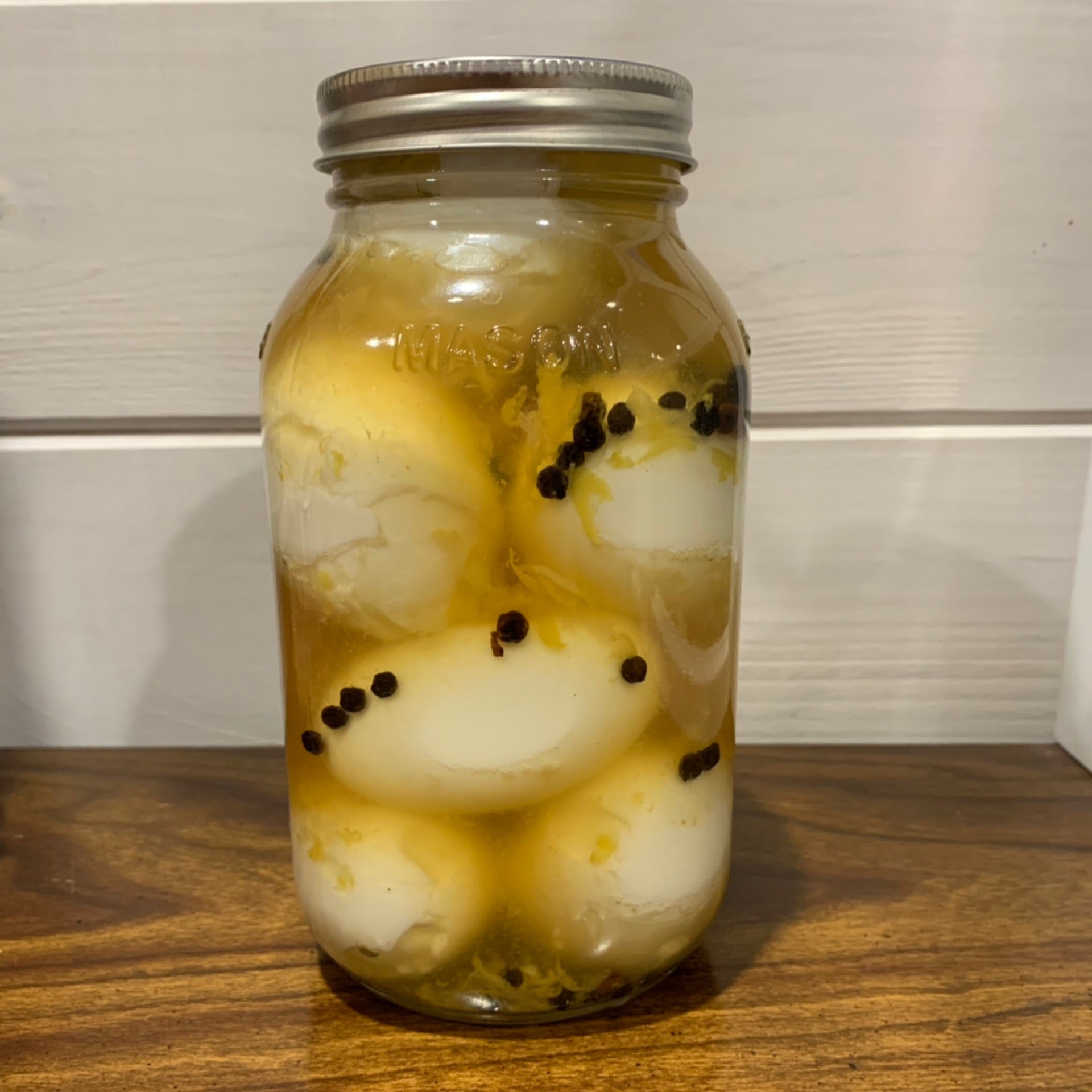 Œufs citron et poivre
