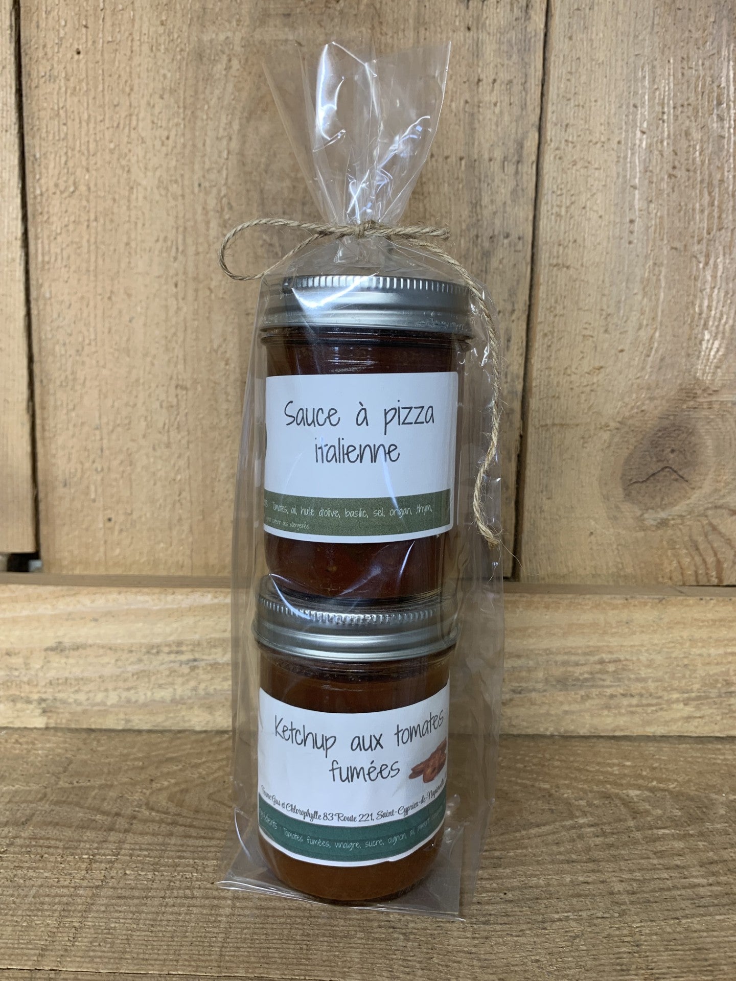 Duo sauce à pizza et Ketchup fumé